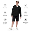 Load image into Gallery viewer, Black Track Suit Windbreaker