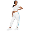 Load image into Gallery viewer, White Track Pants