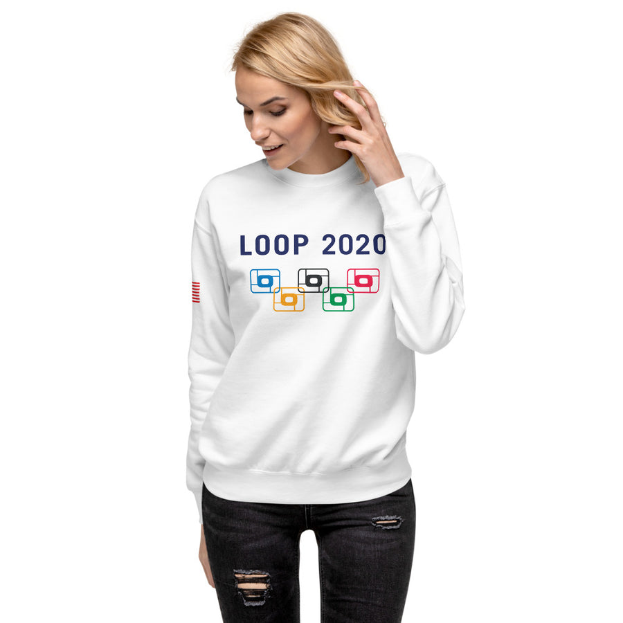 Olympic Loop Anniversary Fleece Pullover